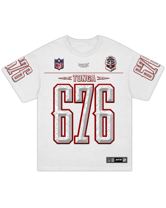 Tonga 676 Grid Iron Tshirt