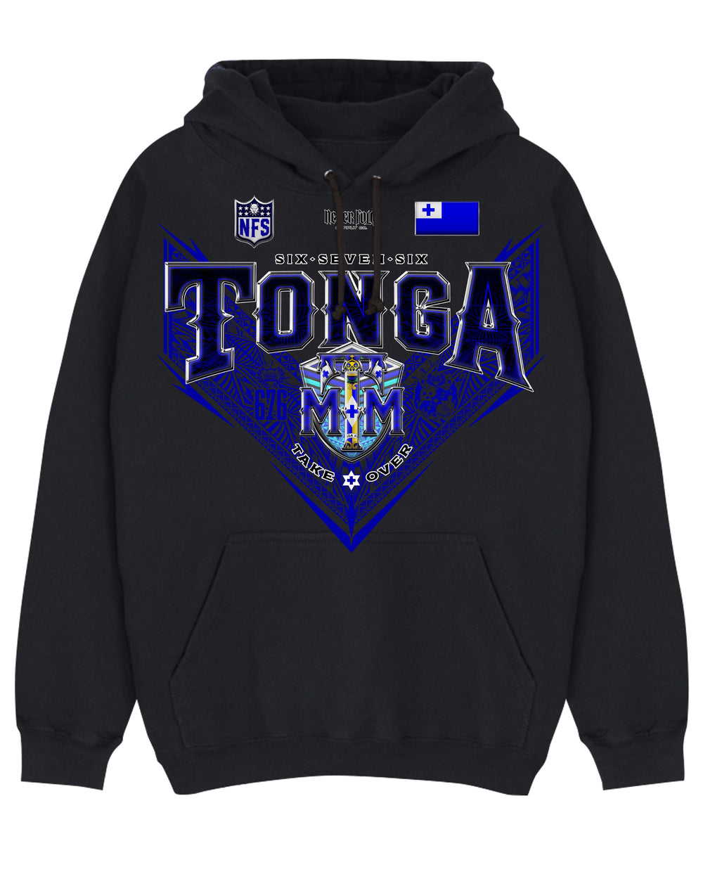 Tonga League Blue - Blue V Hood