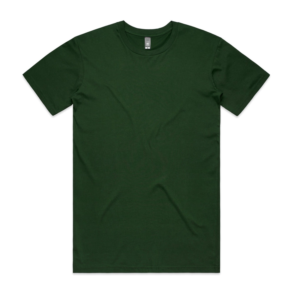 AS Colour Staple Tee 5001, Forest Green to Orange