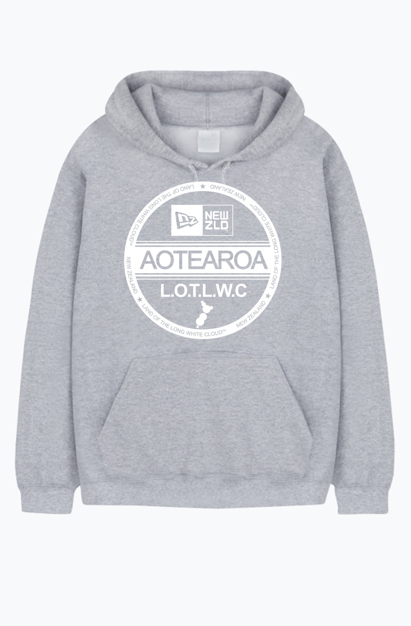 Aotearoa Patch Hood - Grey