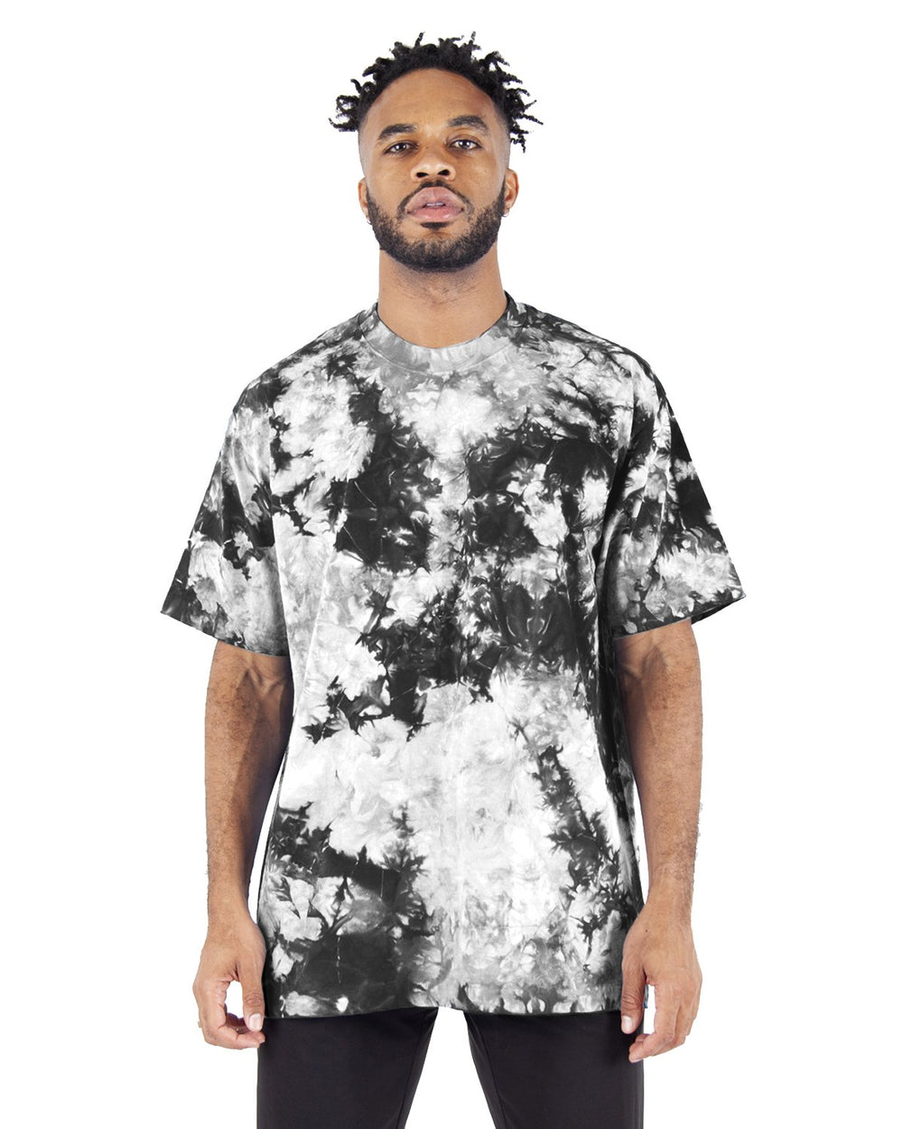Max Heavyweight Tie Dye – Black & White