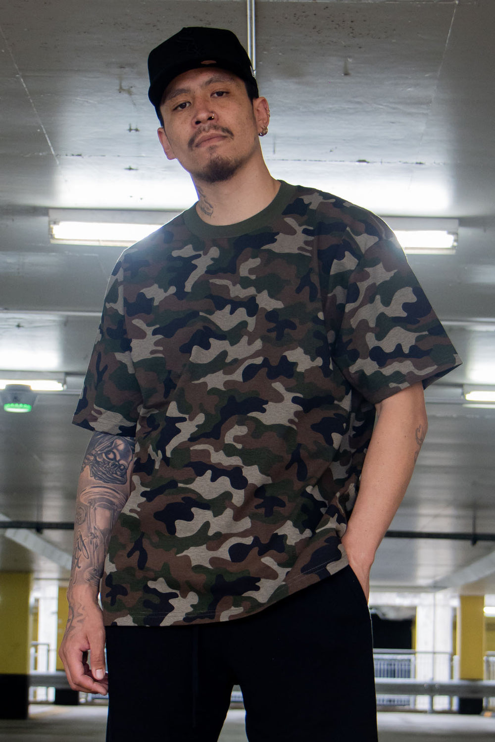 Comfort S/S Tee – Green Camo, view 3