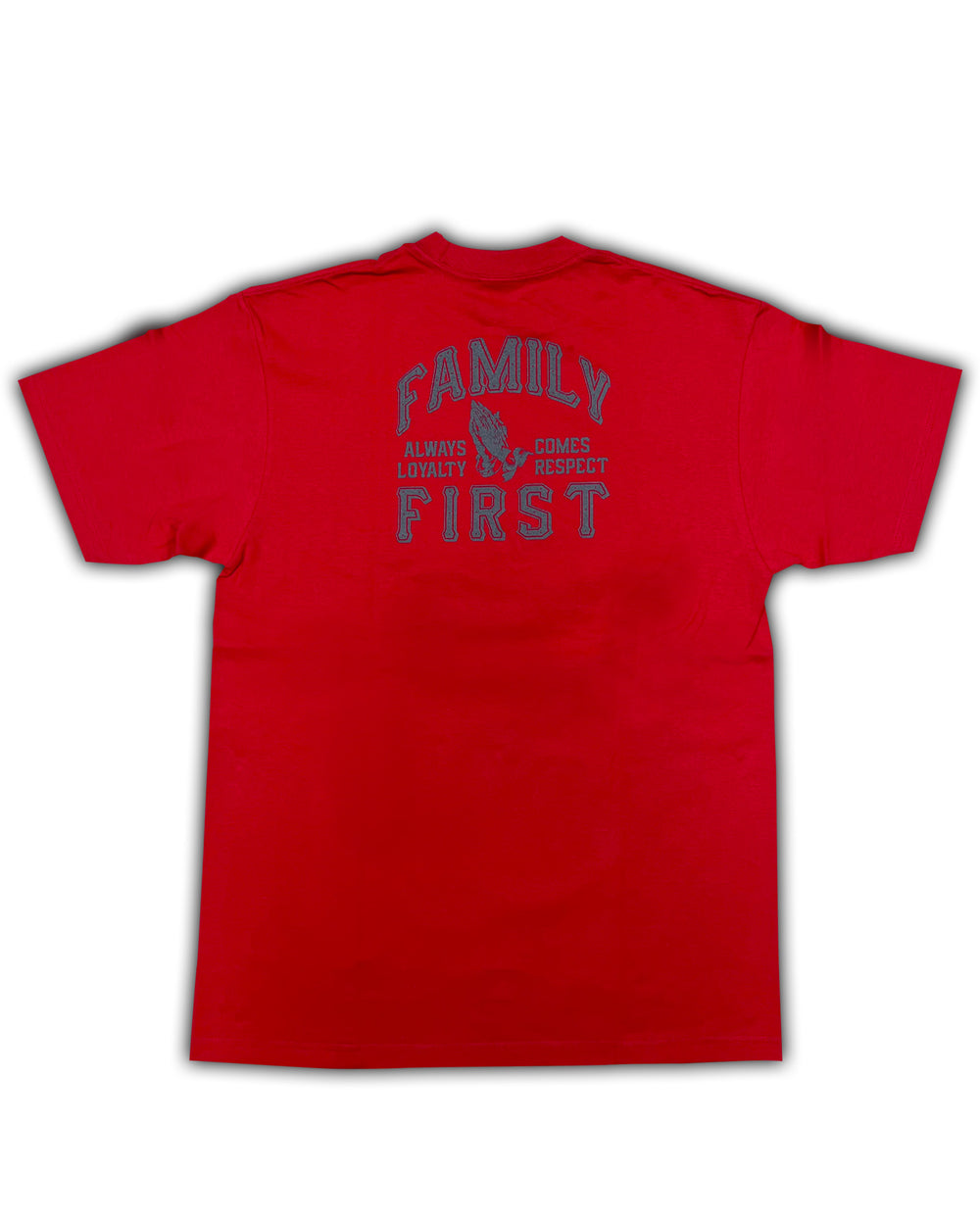 Family Praying Hands - Red Tee