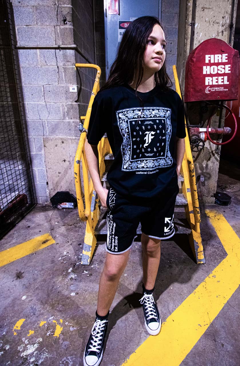 F Bandana Box Tee, view 8