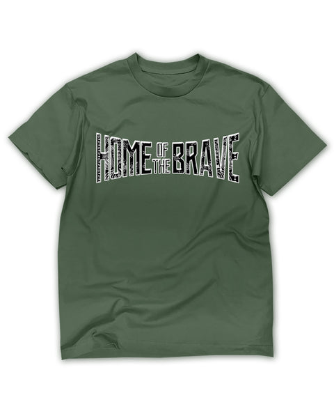 Home of the Brave Tee – Forest Green