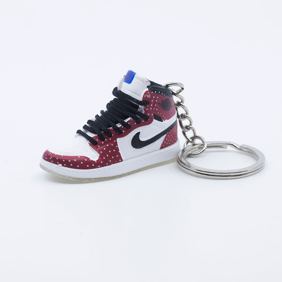 Spider X AJ1 3D Mini Sneaker Keychain – customteezstore