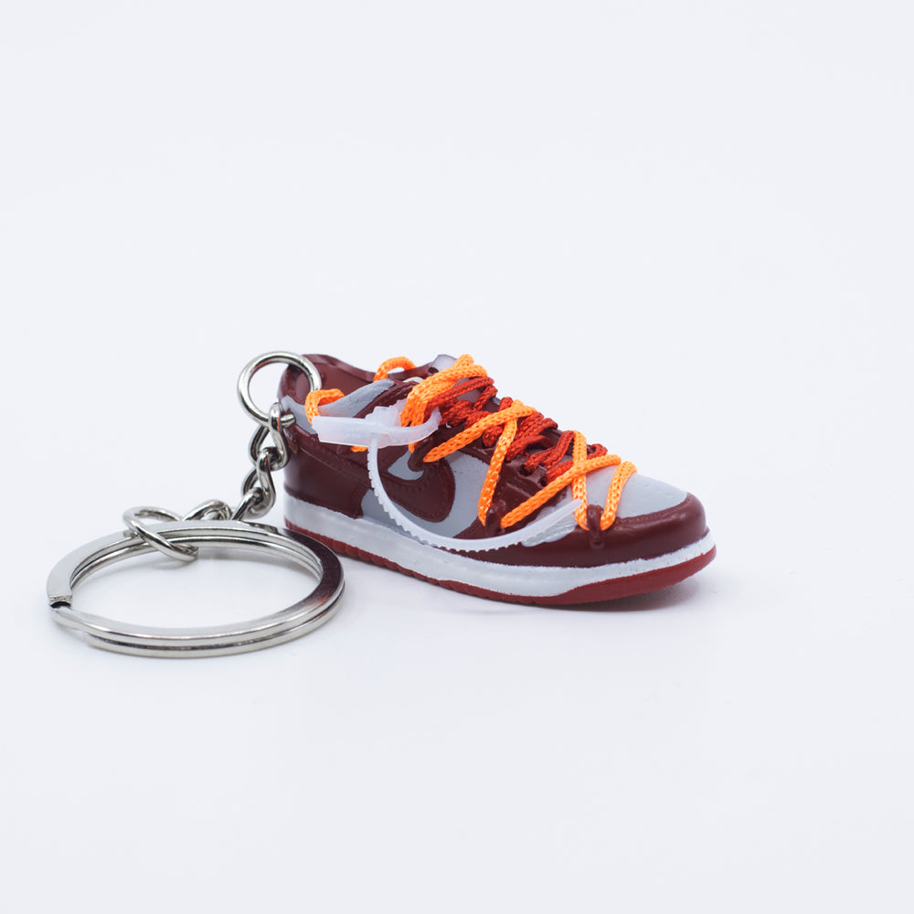 OW X SB Dunks – 3D Mini Sneaker Keychain, view 3