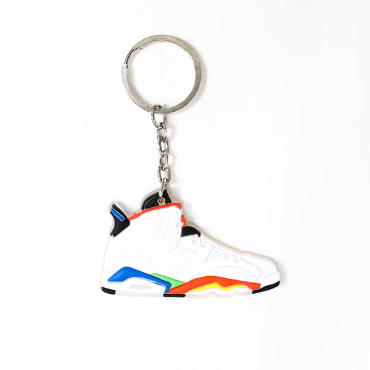 J6 Rubber Sneaker Keychain