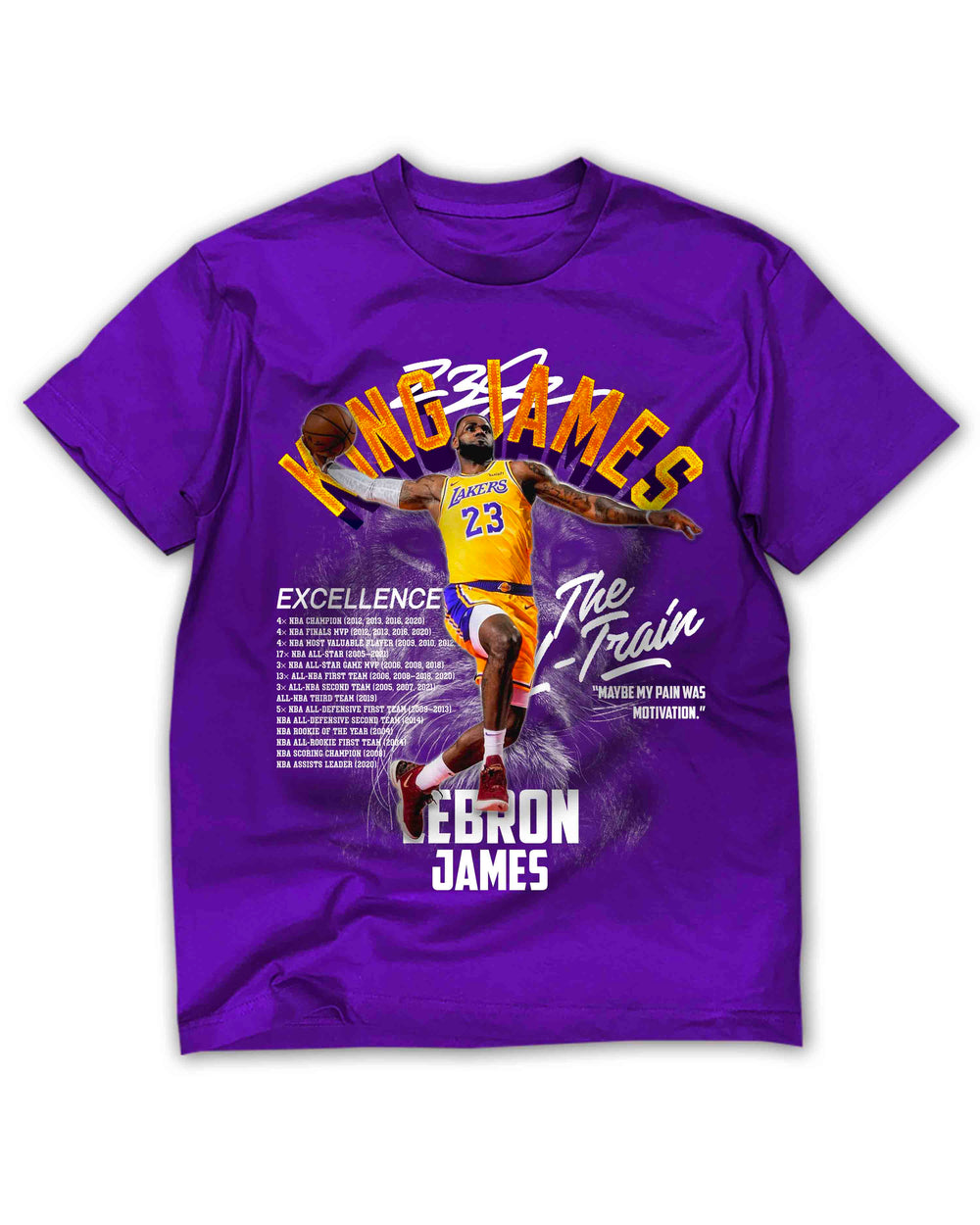 James Excellence Tee – Purple
