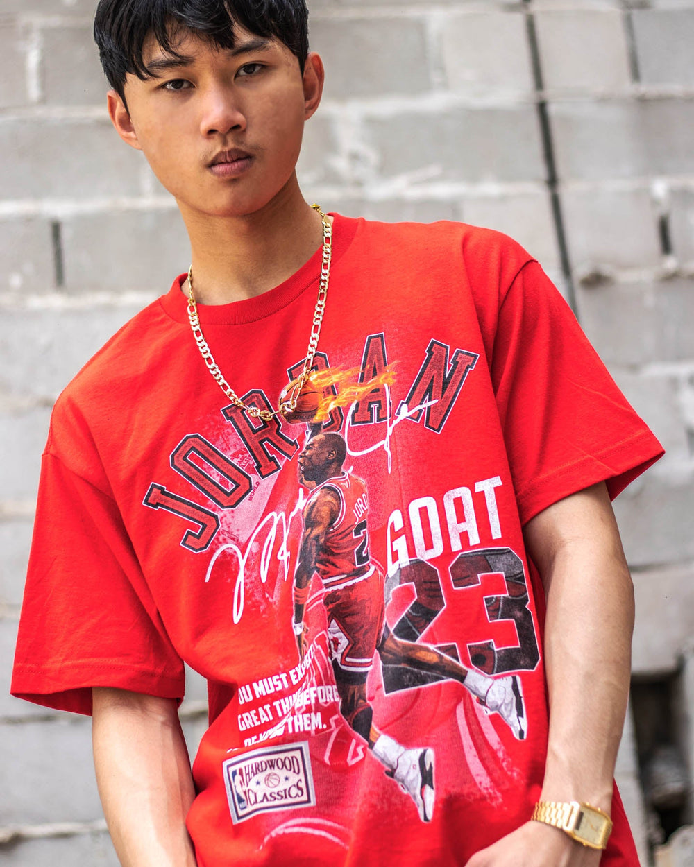 J.Goat Tee – Red, view 4