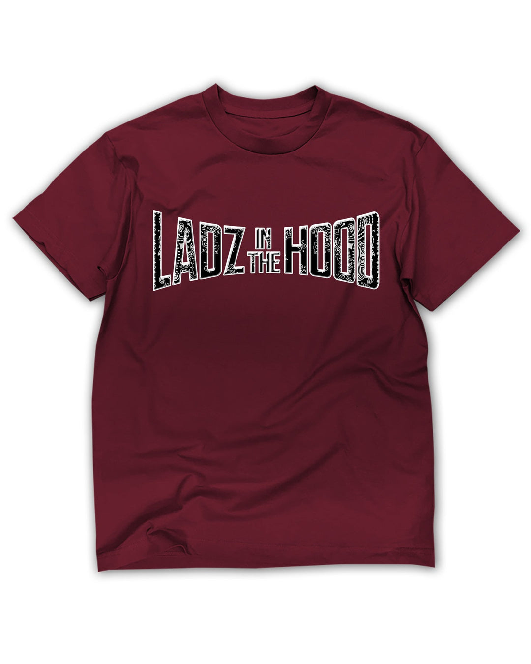 Ladz in the Hood Tee - Maroon