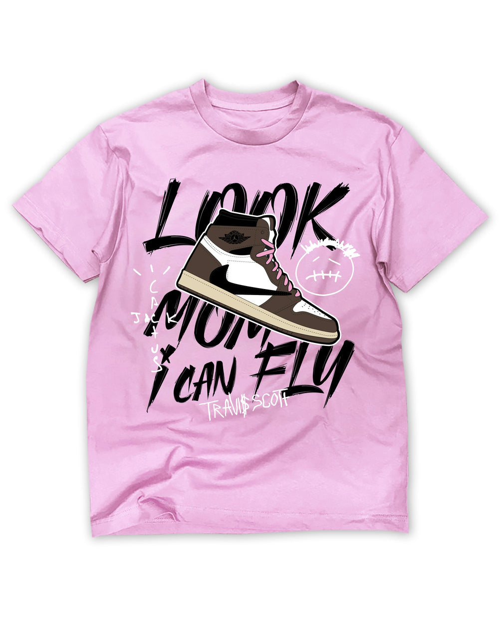 Look Mum Tee – Pink
