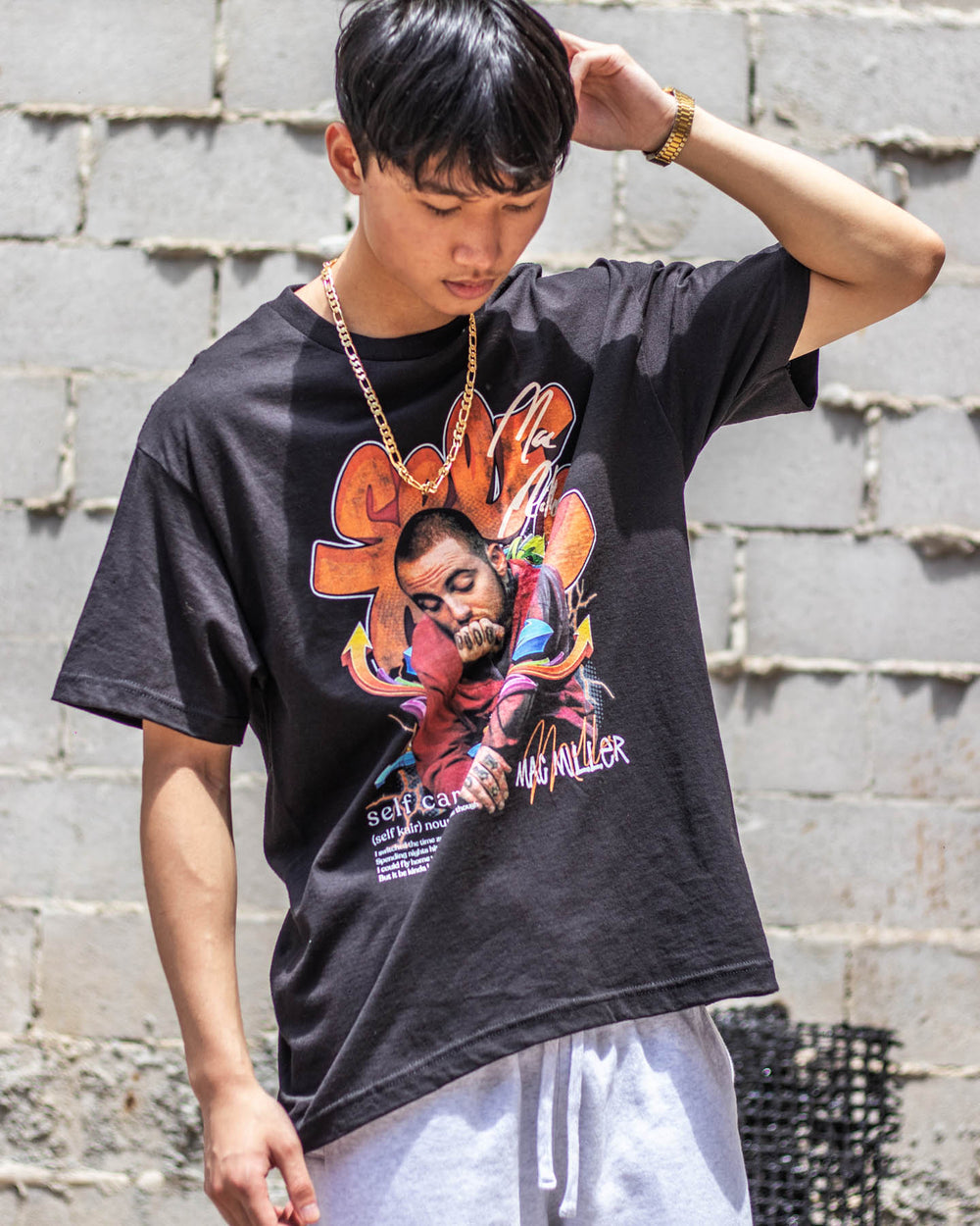 Self Care Tee – Black, view 4
