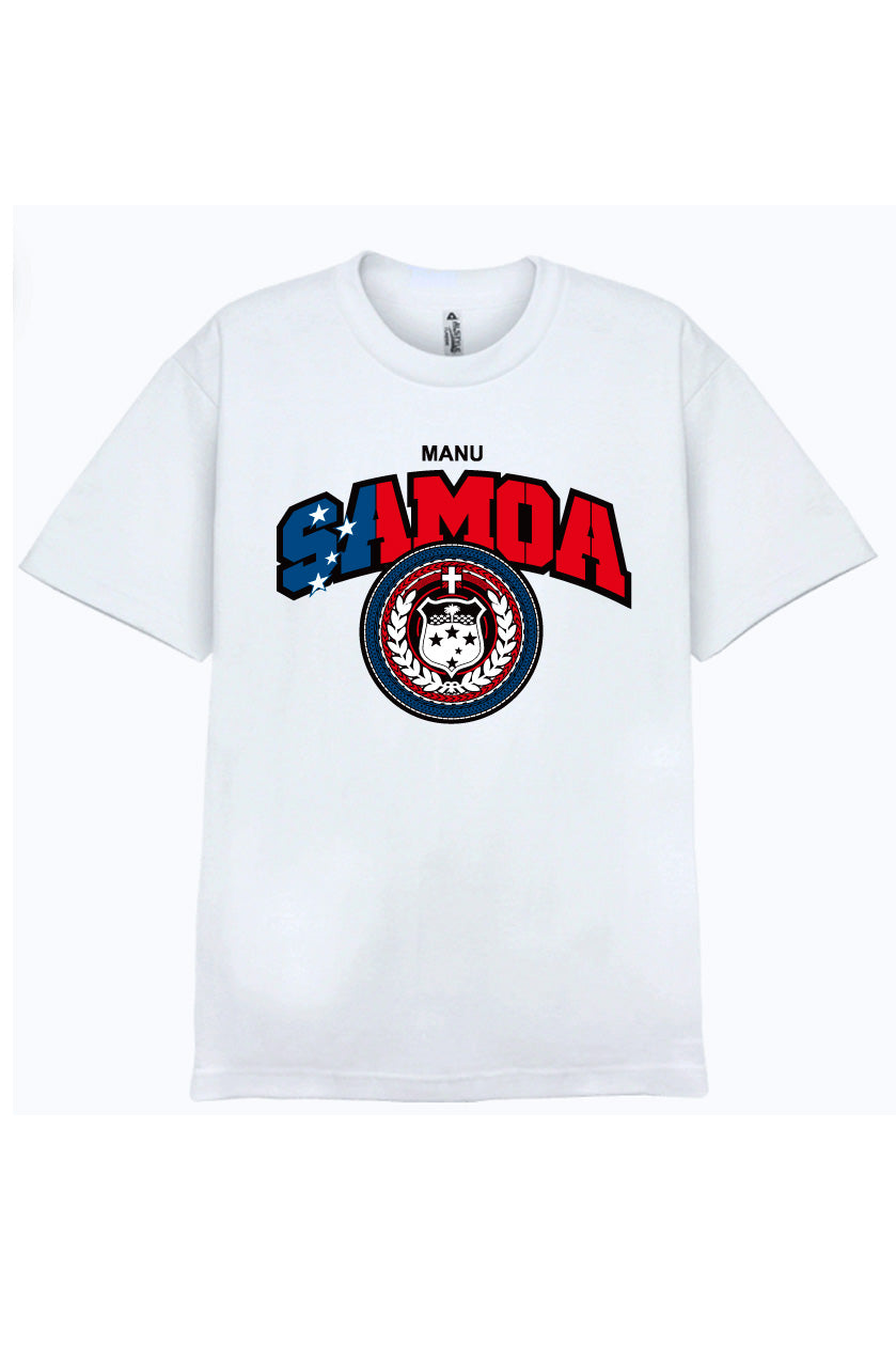 Manu Samoa Crest Tee, view 4