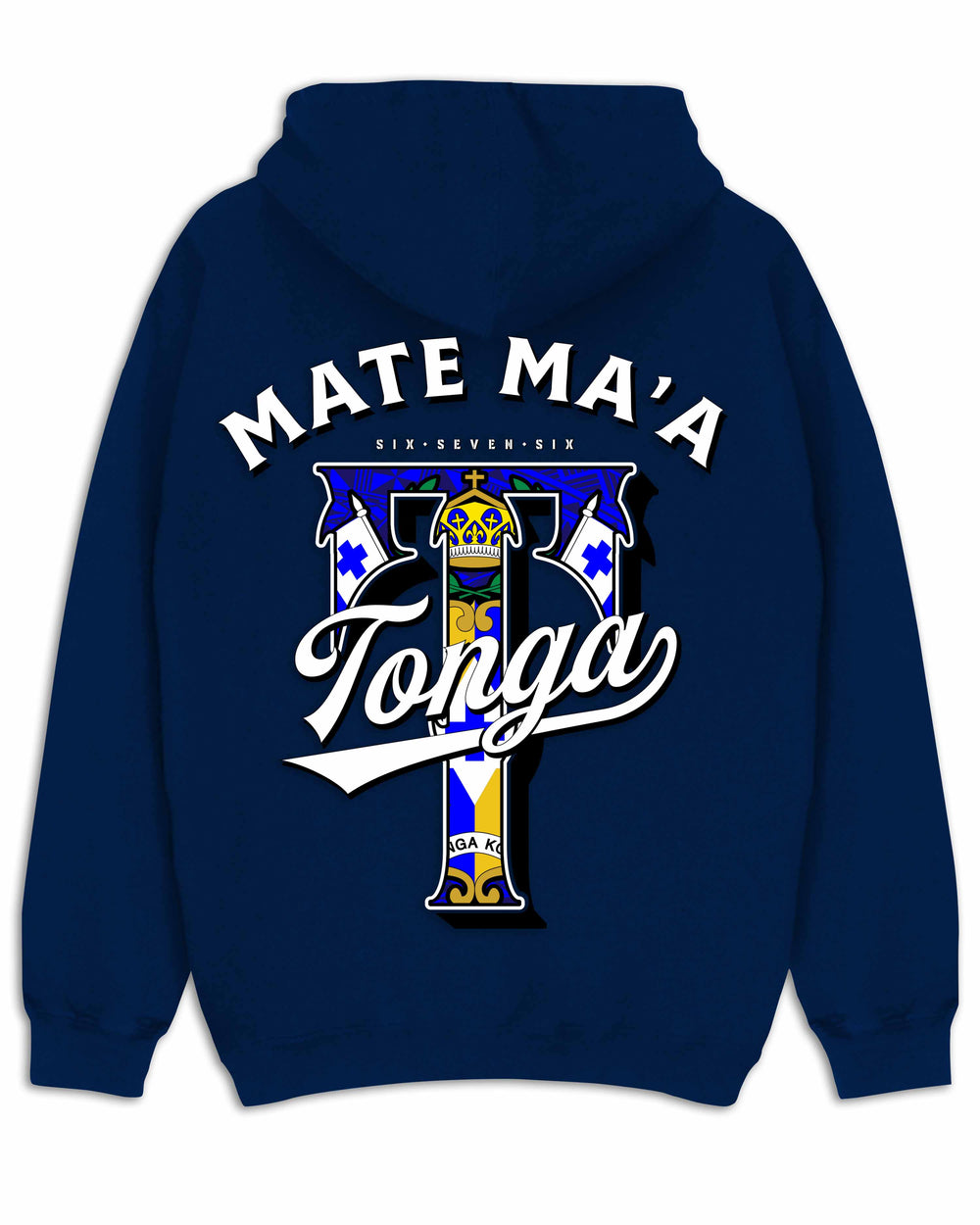 Blue Mate Ma'a Tonga Navy Hood