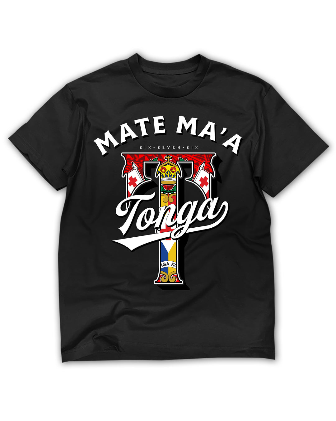 Red Mate Ma'a Tonga Black Tee