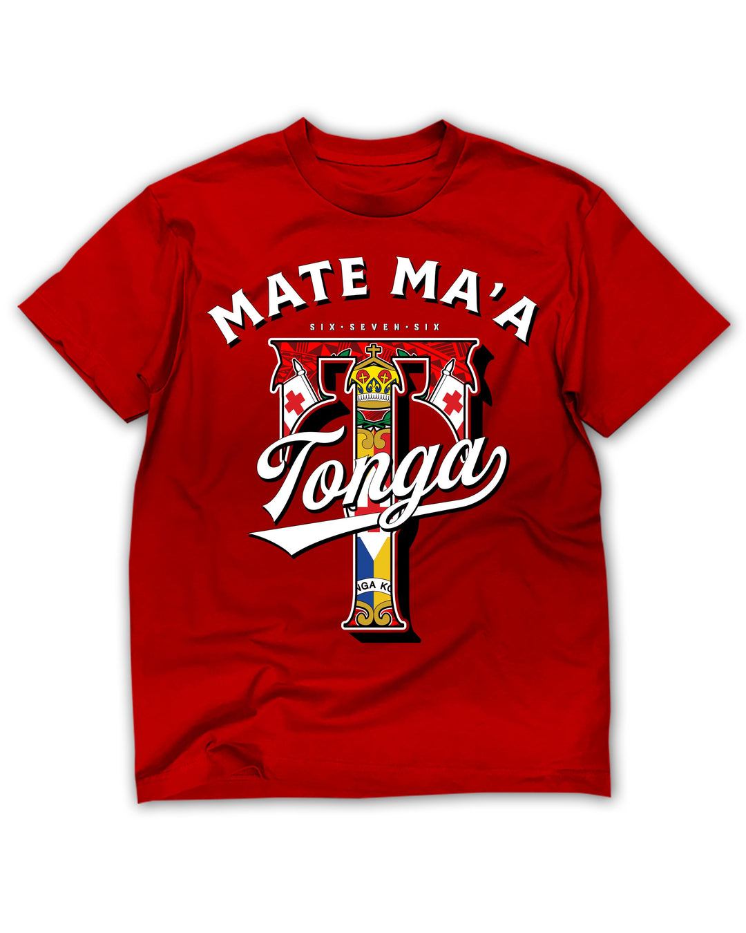 Red Mate Ma'a Tonga Red Tee