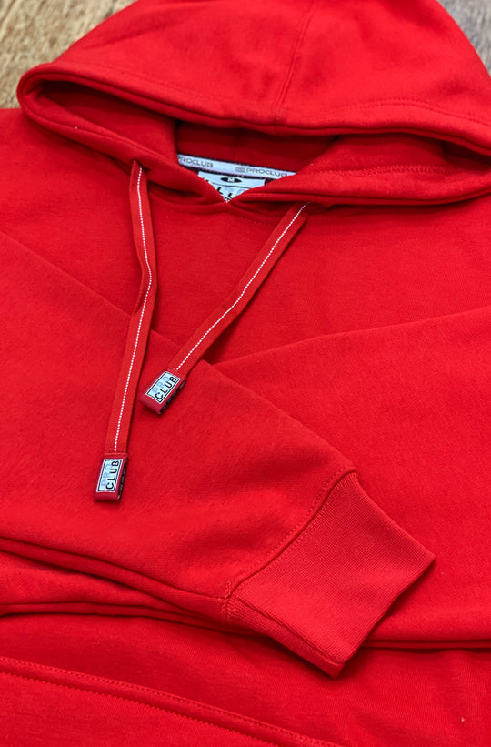 Pro Club Heavyweight Pullover Hoodie - Red