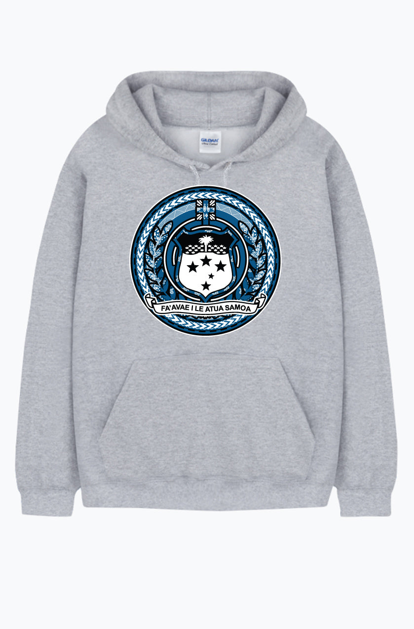 Samoa Blue Crest Hoodie, view 3
