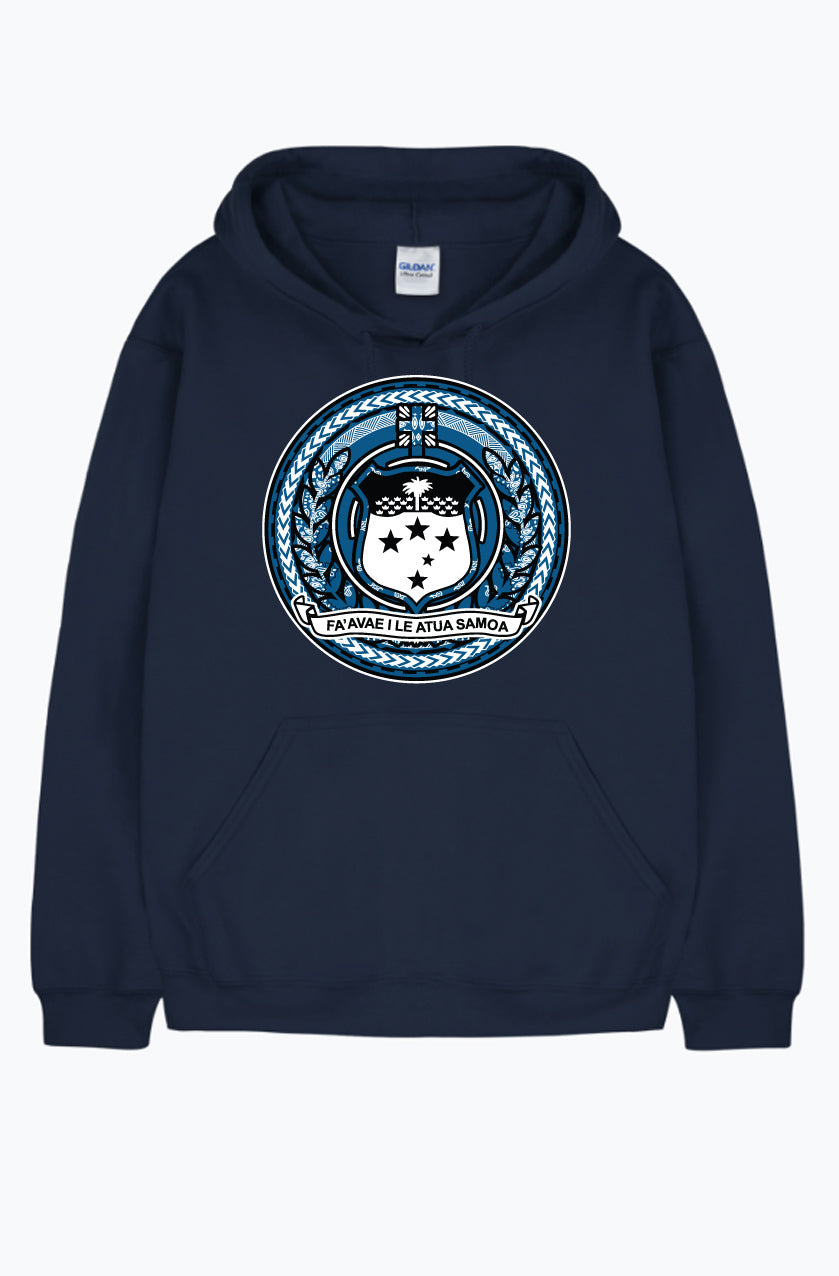 Samoa Blue Crest Hoodie, view 4