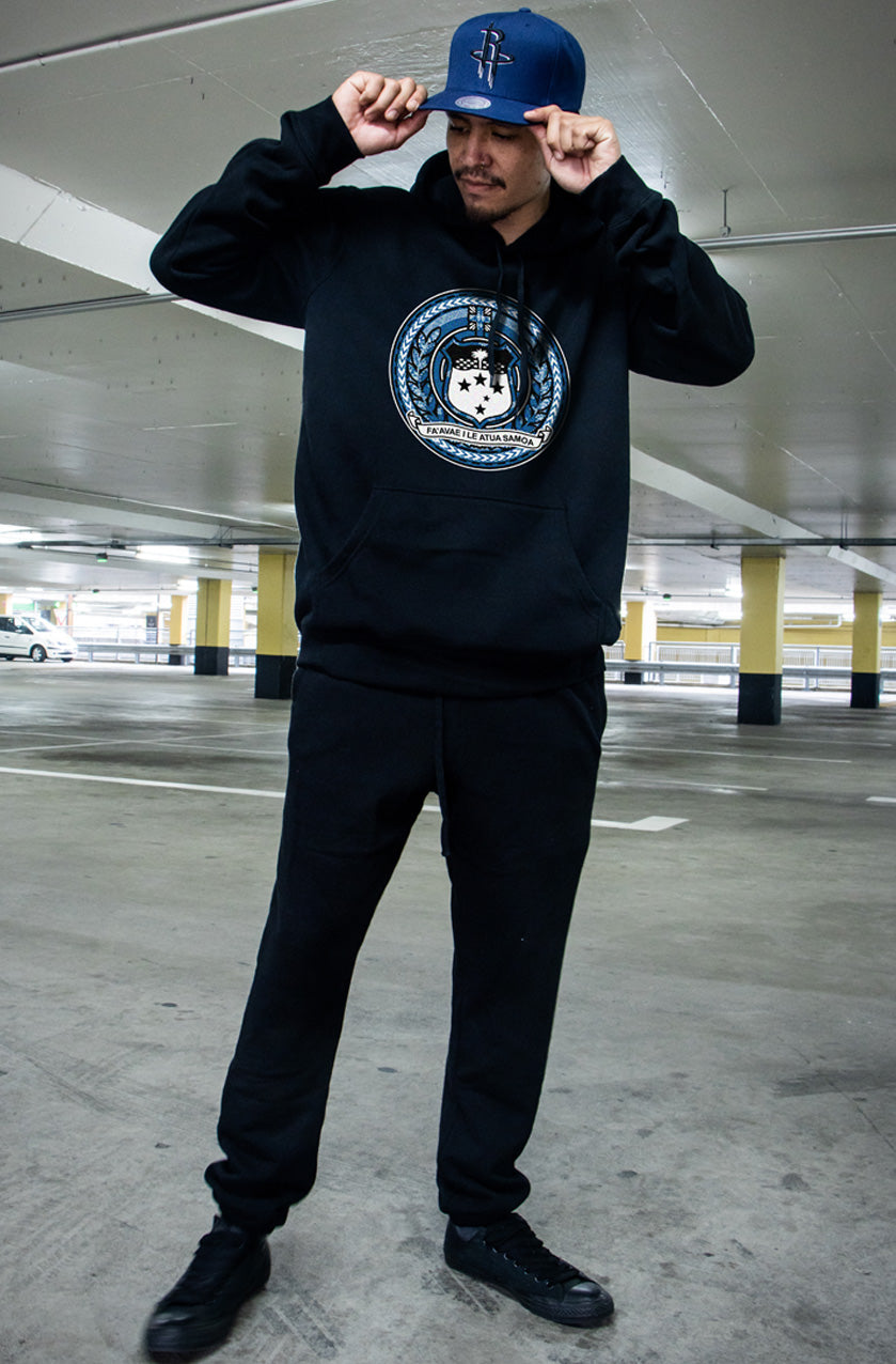 Samoa Blue Crest Hoodie, view 5