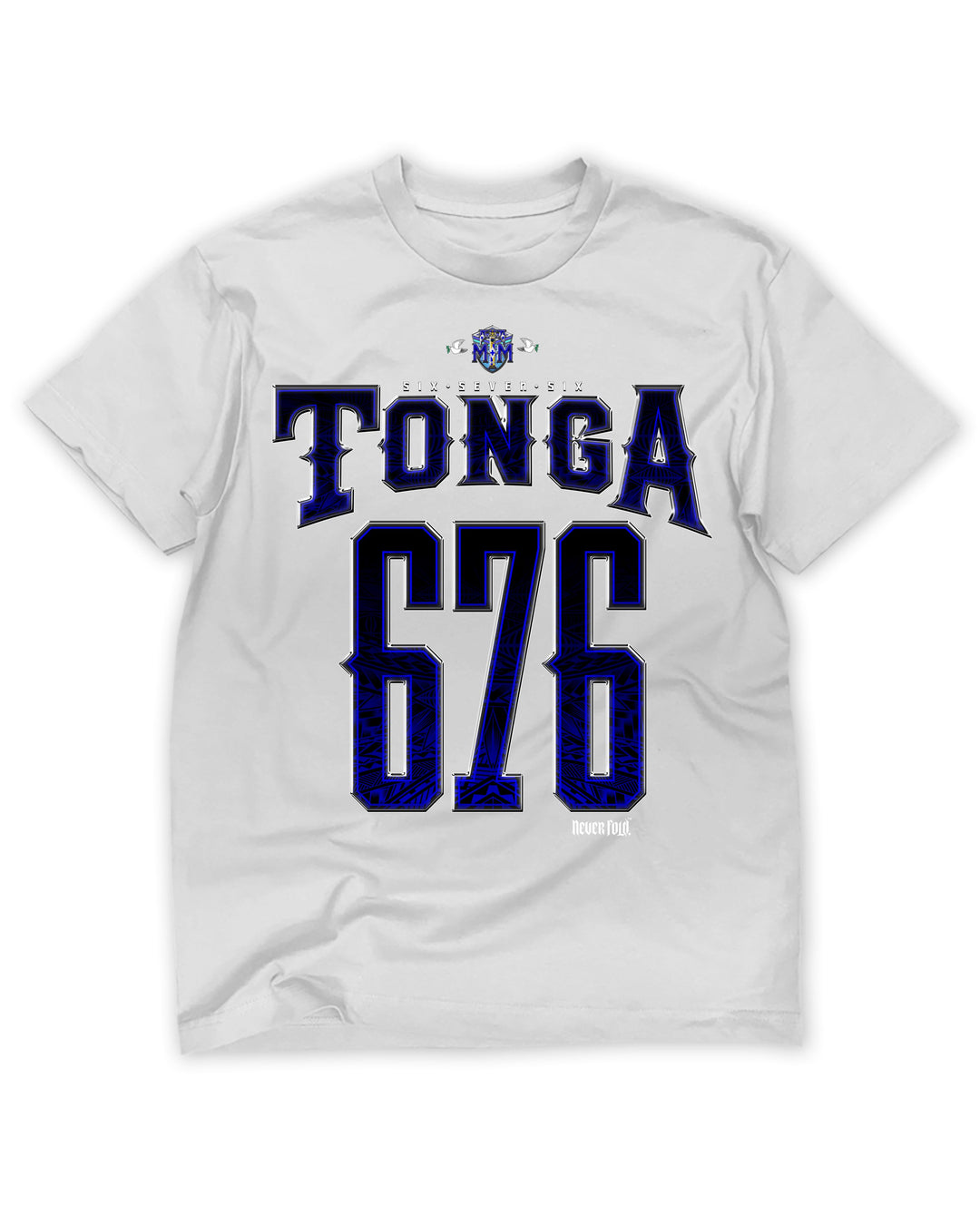 Blue Tonga 676 White Tee