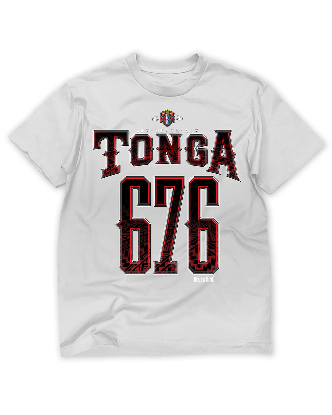 Red Tonga 676 White Tee