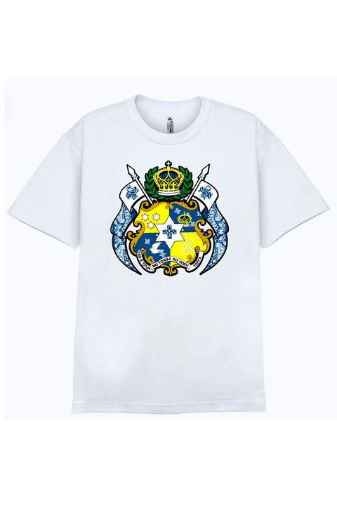 Tongan Crest Tee – Blue Bandana