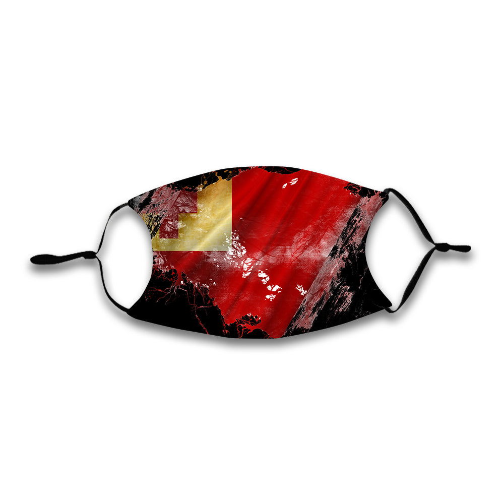 Tonga Grunge Flag FM – Adjustable Kids & Adults