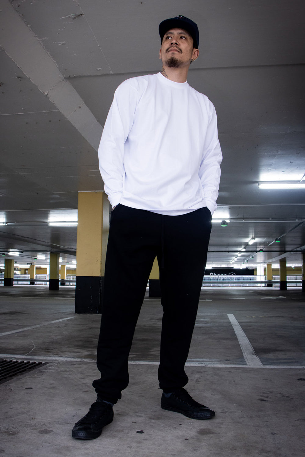 Heavyweight Longsleeve Tee – White